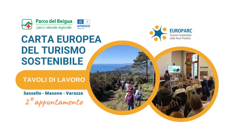 Secondo incontro dei tavoli di lavoro territoriali per la Carta Europea del Turismo Sostenibile del Parco del Beigua